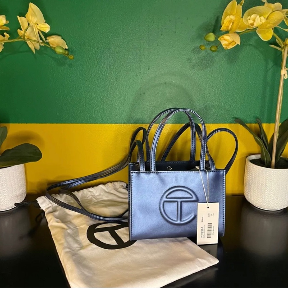 Telfar Small Cobalt Shopping Bag